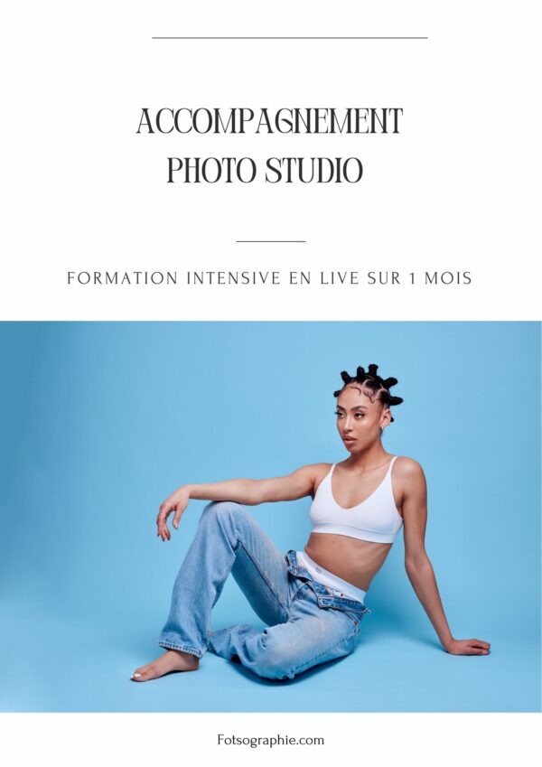 Formation photo studio Un mois
